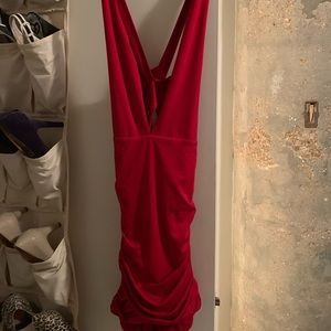 Gareth plunging bodycon dress